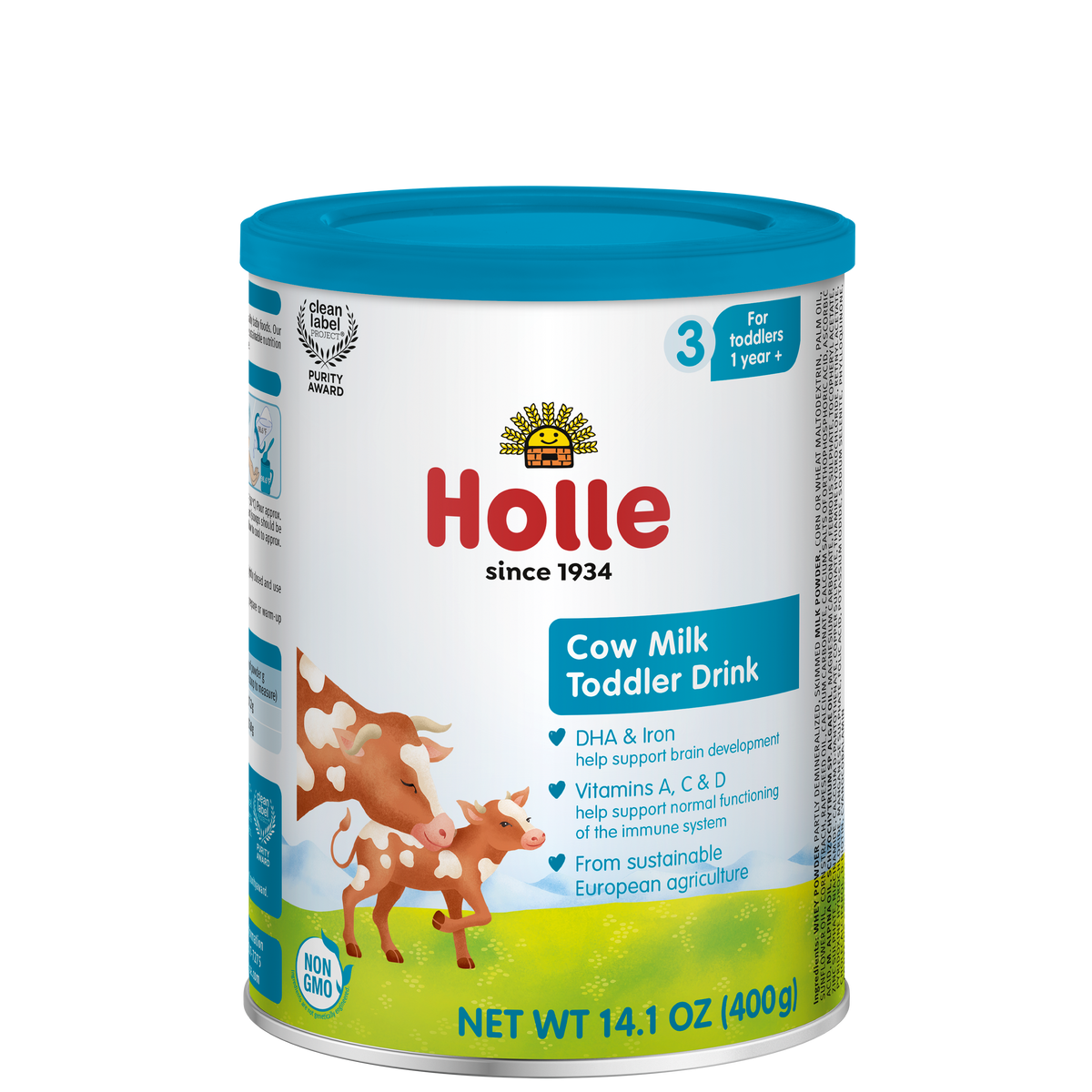Holle Cow Milk Toddler Drink - Stage 3 | Non GMO (14 oz)